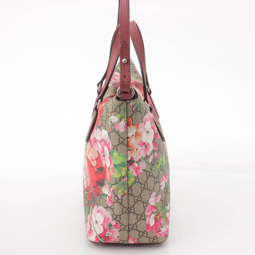 Gucci Flower Pink Beige Handbag Floral GG Blooms Flower